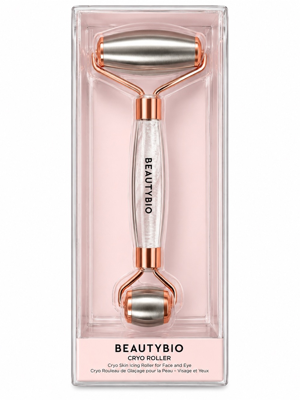 BeautyBio Cryo Roller Stainless Steel Face & Eye Ice Roller